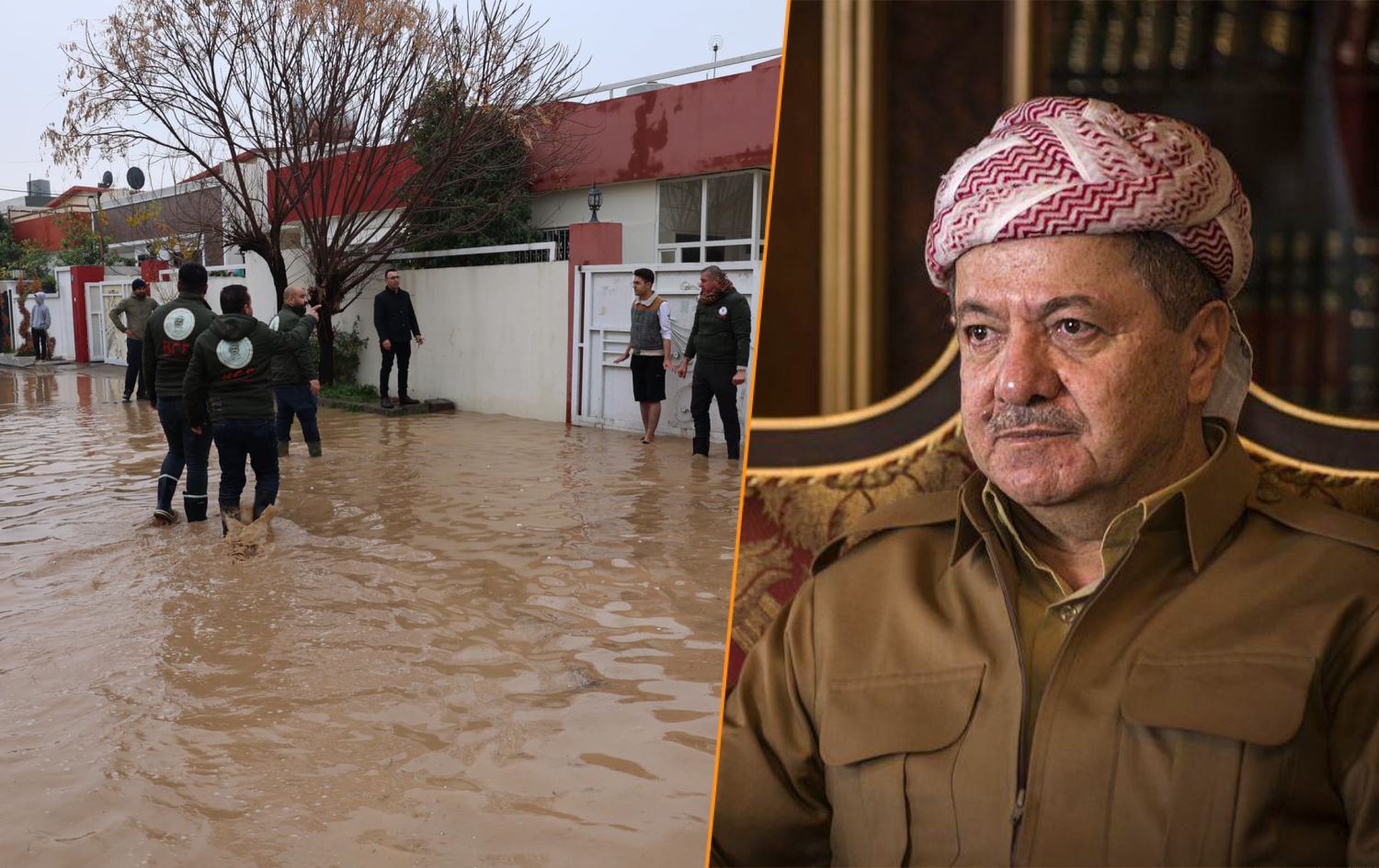 سەرۆک بارزانى: هەرچی پێویستە بۆ پاراستن و به‌هاناوەچوونى هاونیشتمانییانی هەولێر بکرێت