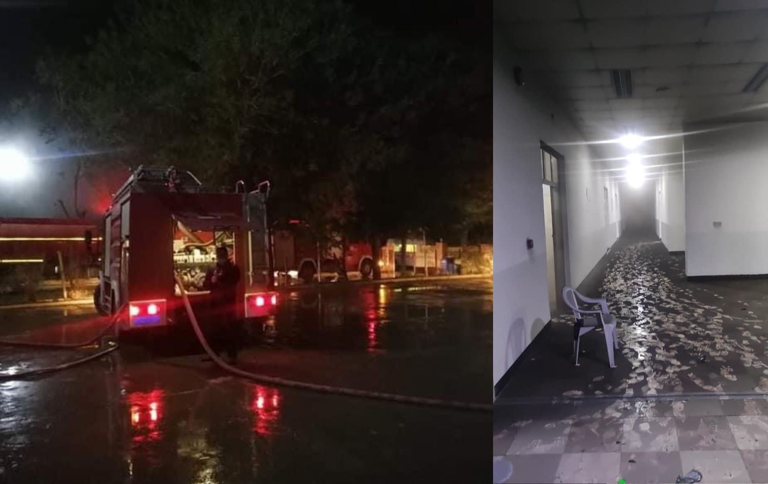 هەورەبرووسکە لە کەلار باڵەخانەی بەڕێوەبەرایەتییەک دەسووتێنێت