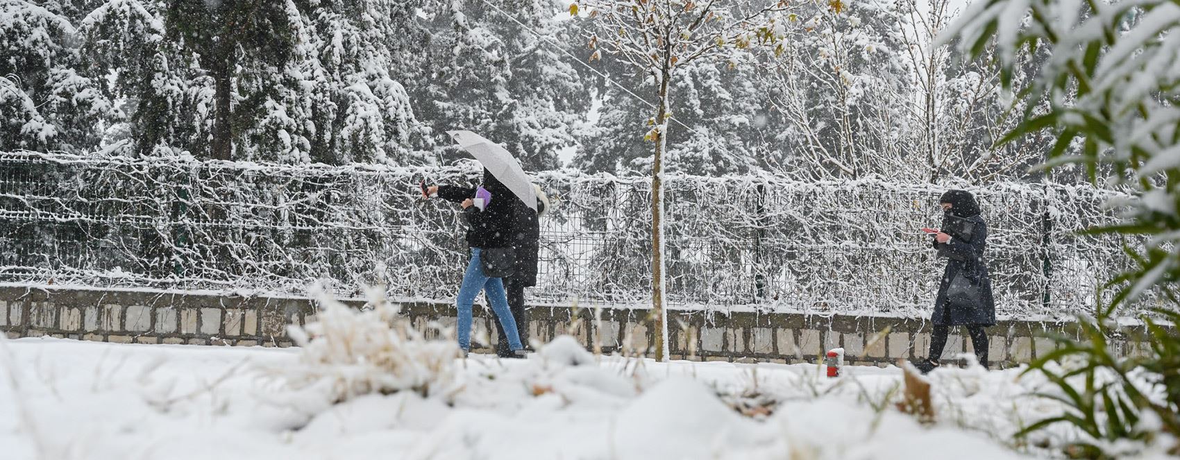 FOTO GALERİ: Erbil-Pirmam’da yoğun kar yağışı