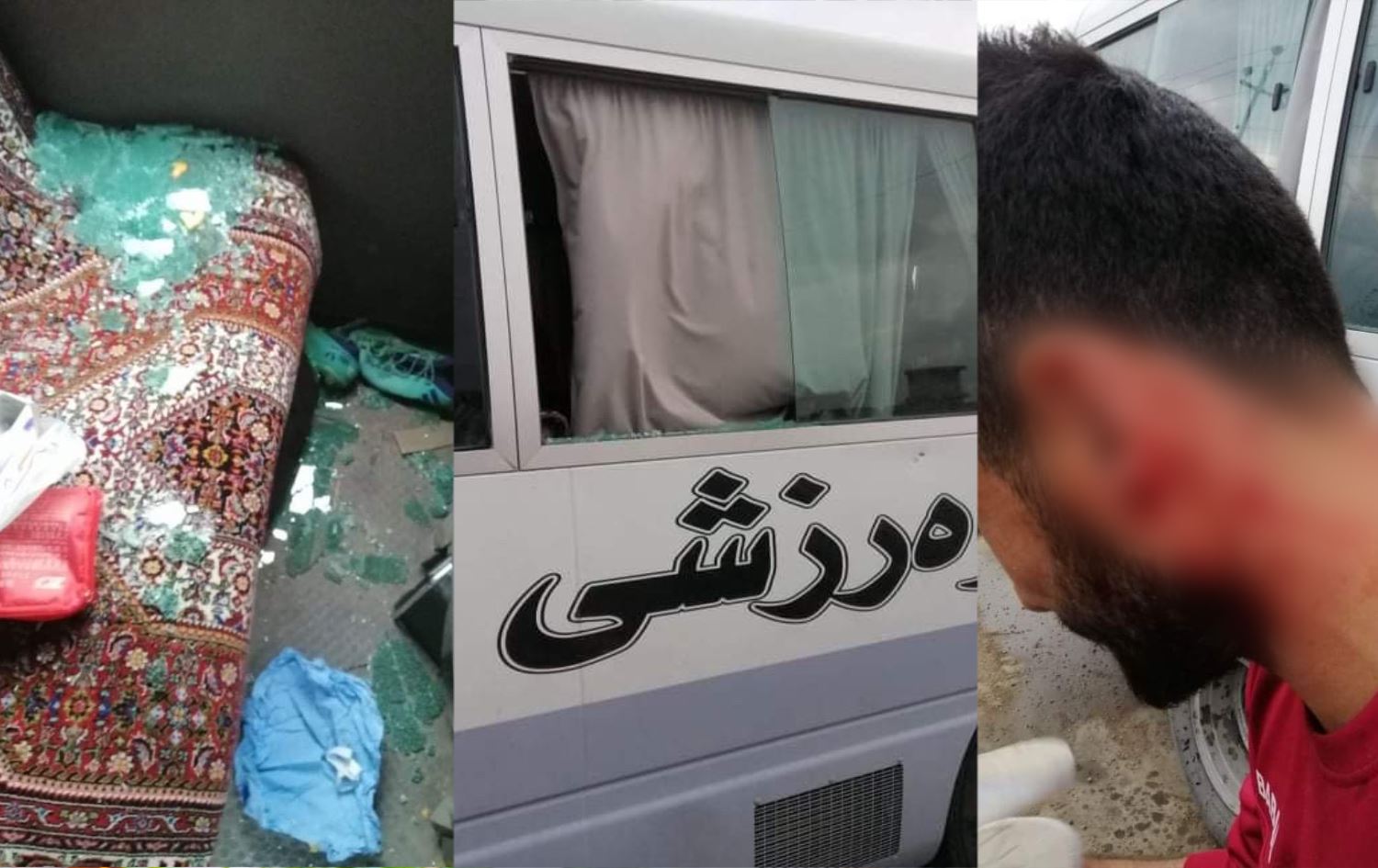 خانەقین؛ سێ ماتۆڕسکیل هێرش دەکەنە سەر پاسی یانەی وەرزشیی بابان و چوار یاریزان بریندار دەکەن