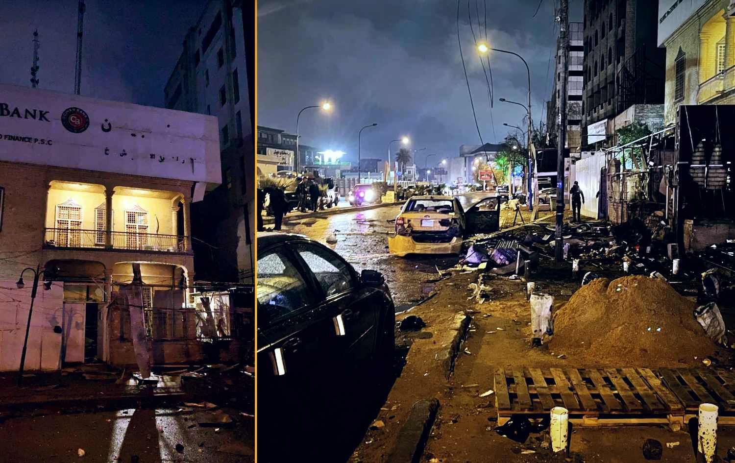 Bağdat'ta peş peşe patlamalar; Kürt bankalar hedef alındı!