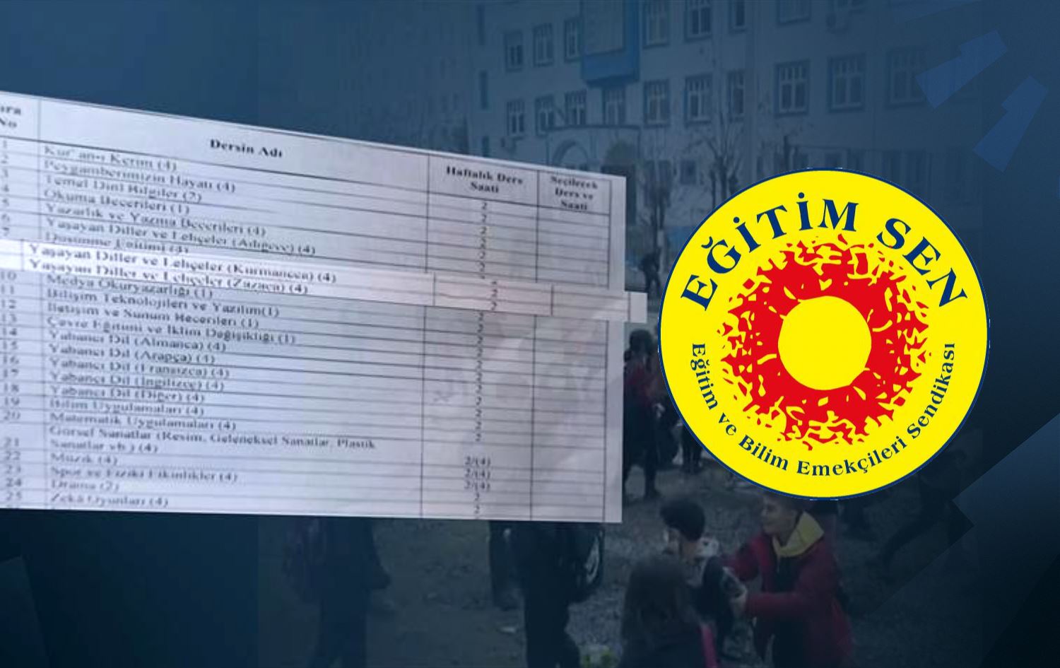 Egitim-Sen: Li Mêrdînê formên dersên bijarte nehatine dayîn