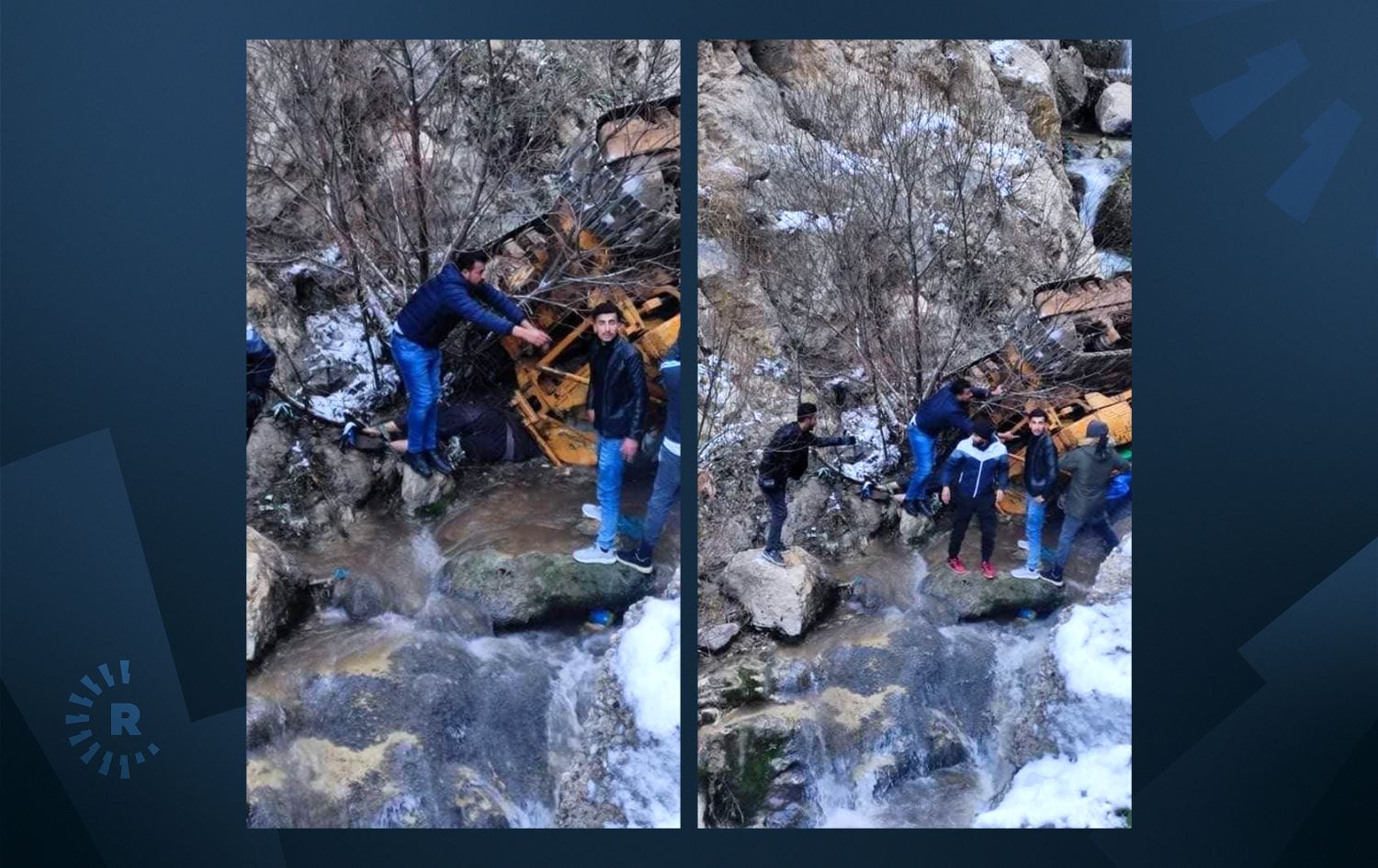 لە سەرتەکی بەمۆ شۆفڵێک وەردەگەڕێت و شۆفێرەکەی گیان لەدەستدەدات