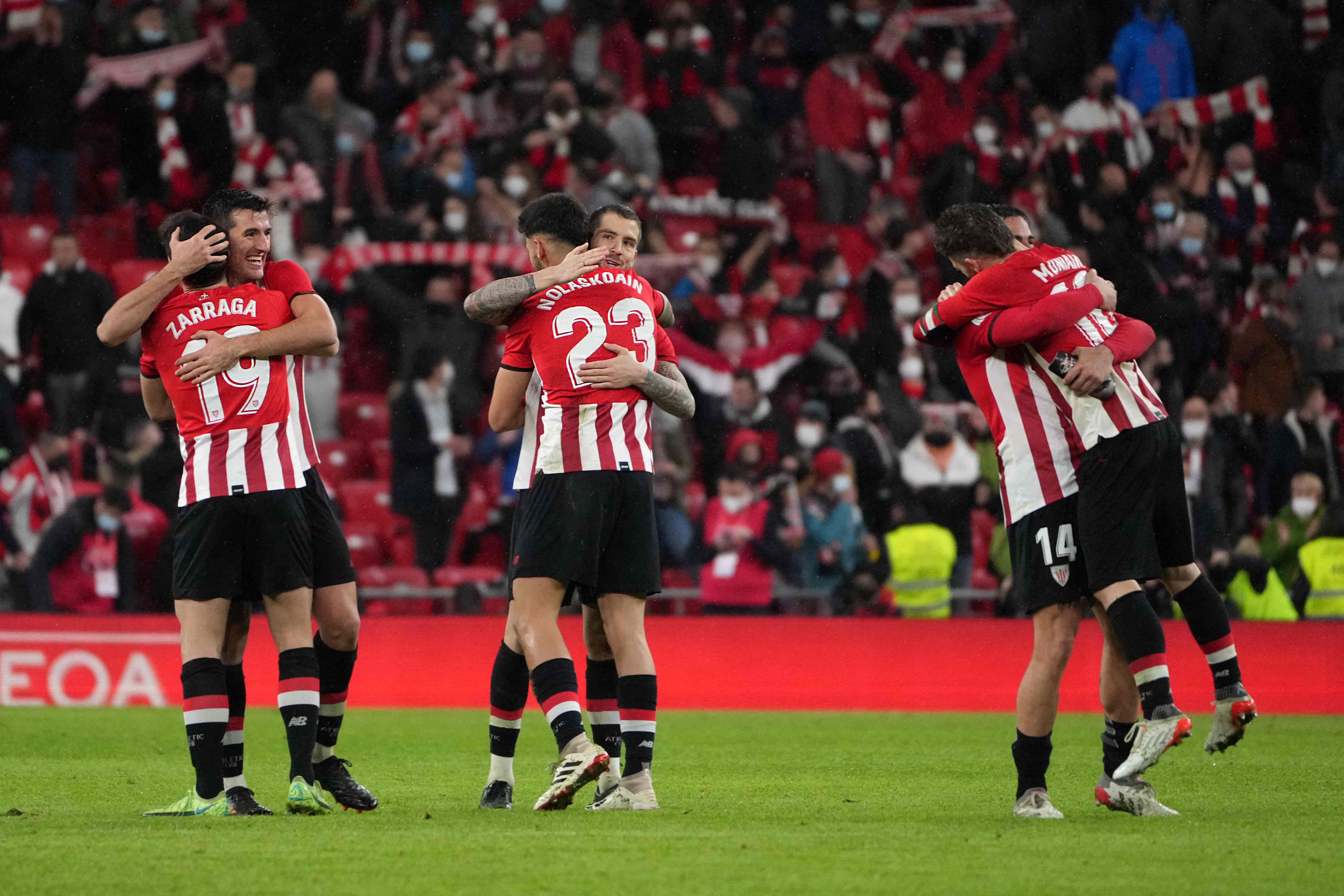 ڤیدیۆ؛ بیلباو بە سەرکەوتنەوە گەڕایەوە باسک