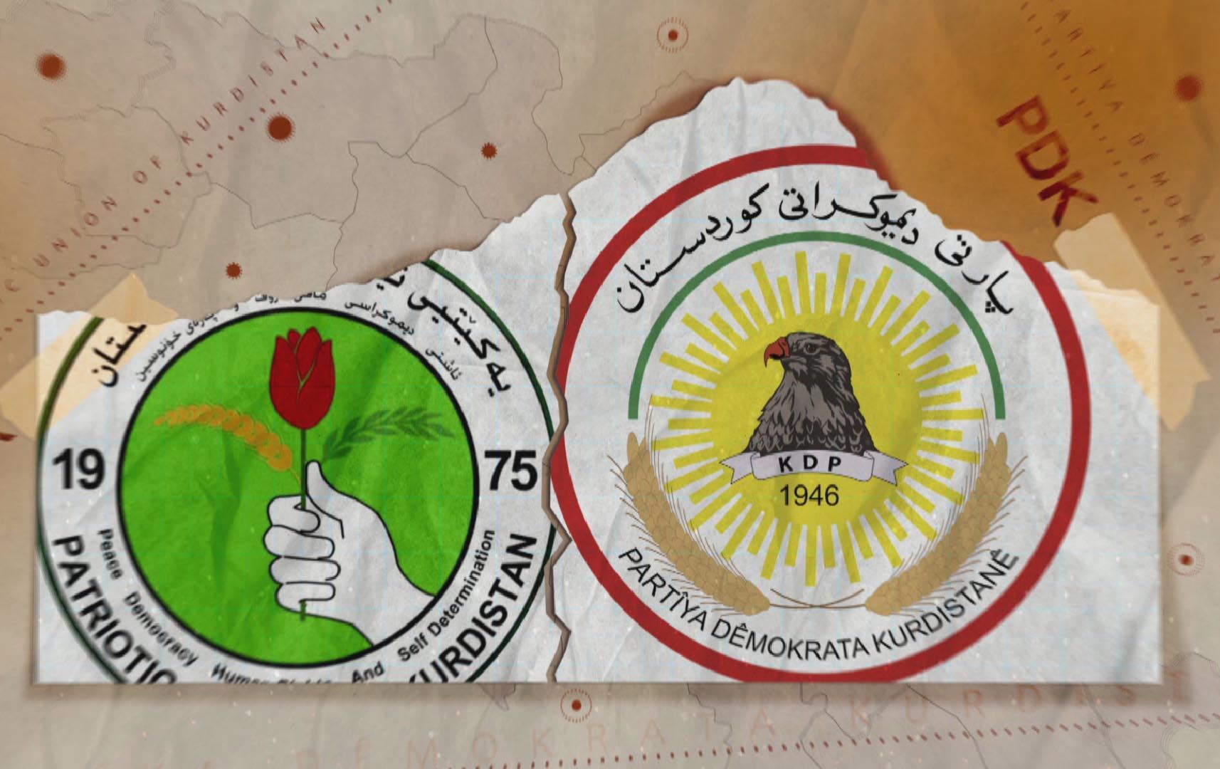 کاری لیژنەی هاوبەشی یەکێتی و پارتی بۆ پرسی هەڵبژاردن وەستا