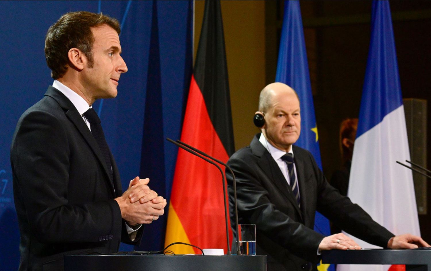 Scholz ve Macron’dan Rusya’ya uyarı: Saldırganlığın bedeli ağır olur