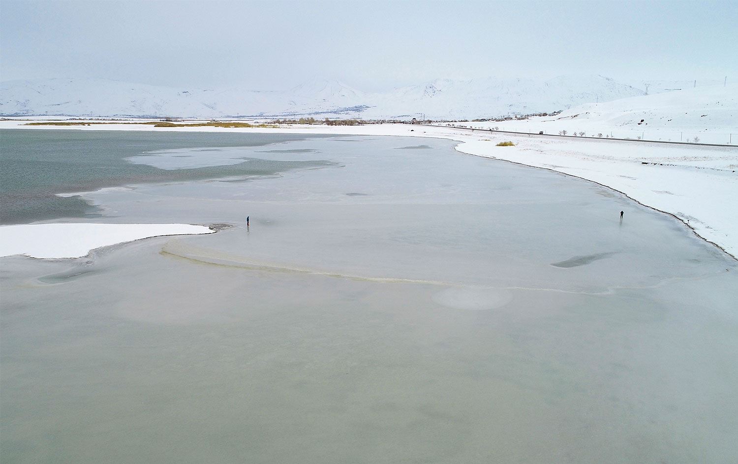 بەفر و باران دەریاچەی وان لە وشکەساڵی دووردەخەنەوە