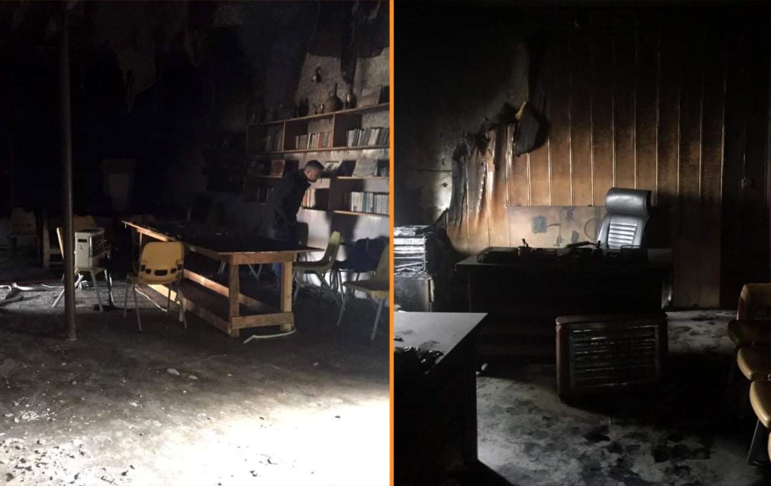 Ofîsa rêxistineke Almanî li Silêmaniyê hat şewitandin