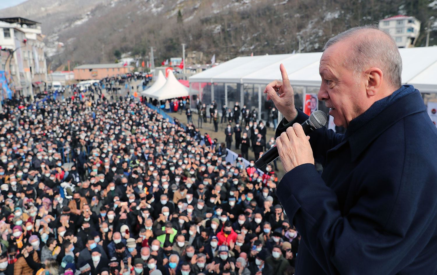 Erdoğan: Doğal gaz sıkıntımız yok, Tuz Gölü'nün altında stoklarımız var