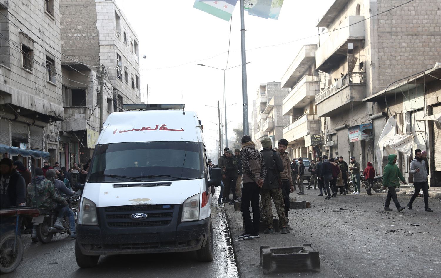 El Bab’ta roketli saldırı: 13 ölü, 30 yaralı