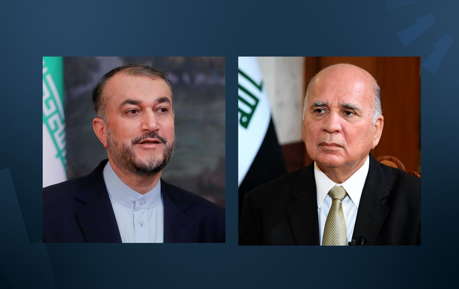 وەزیرانی دەرەوەی عێراق و ئێران گەڕی پێنجەمی گفتوگۆکانی تاران و ریاز تاوتوێدەکەن