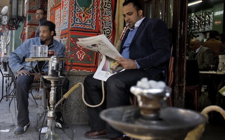 Cairo Wall Turns One Man’s Shop into Public Thoroughfare