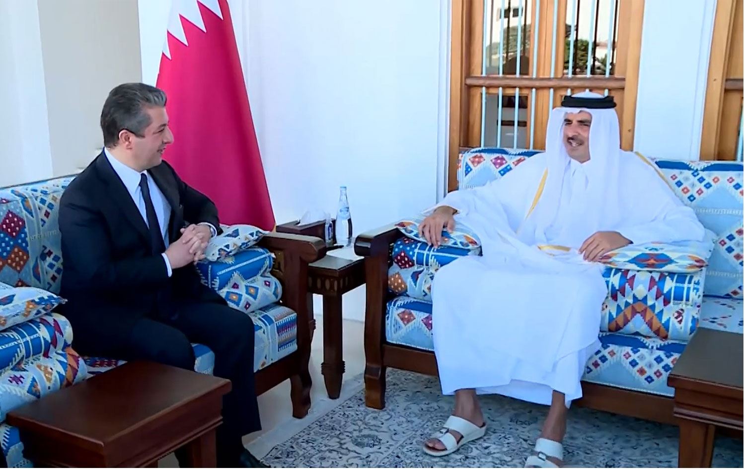 Başbakan Mesrur Barzani, Katar Emiri Al Sani ile görüştü
