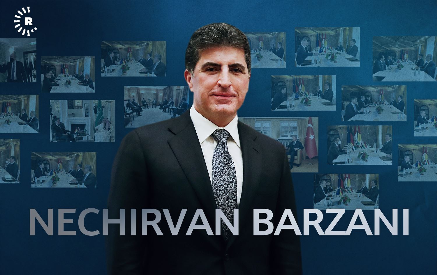 Panoramaya hevdîtinên Nêçîrvan Barzanî yên bi serok, wezîr û rayedarên welatan re