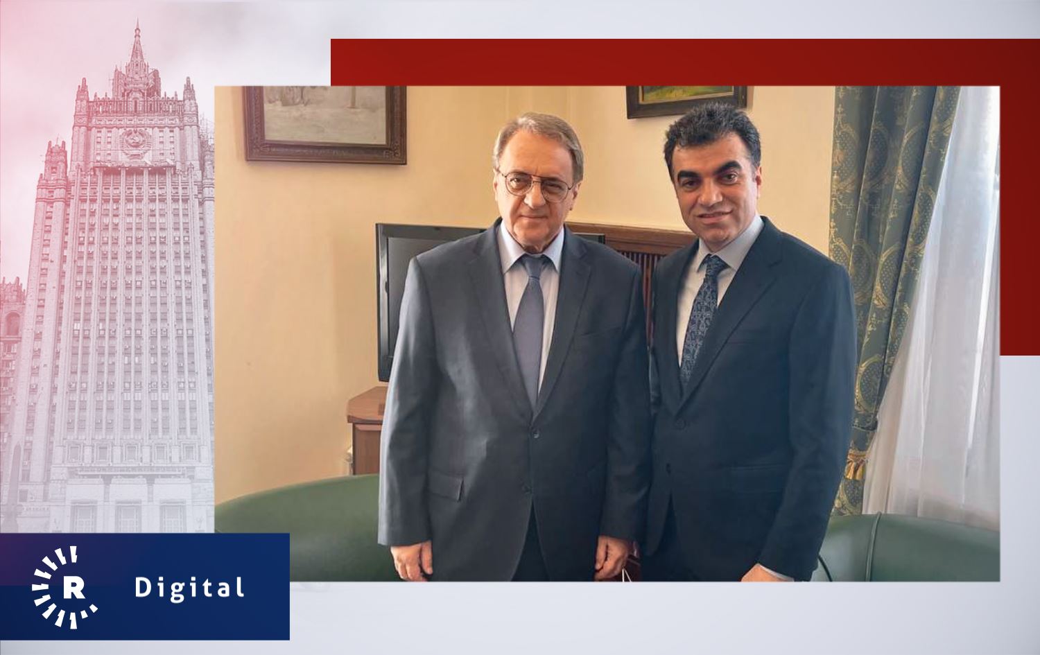 Rûdaw Genel Müdürü Ako Muhammed, Putin’in Özel Temsilcisi Bogdanov ile görüştü