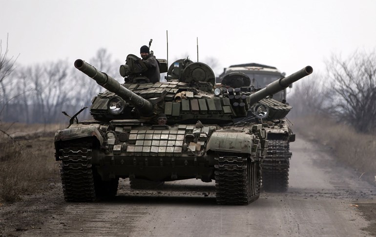 Rus tankları Kiev'de