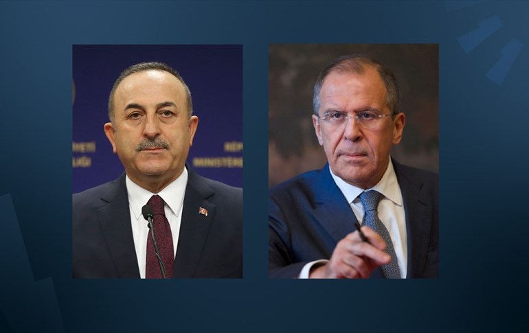 Çavuşoglu û Lavrov peywendiyeke telefonî pêk anîn