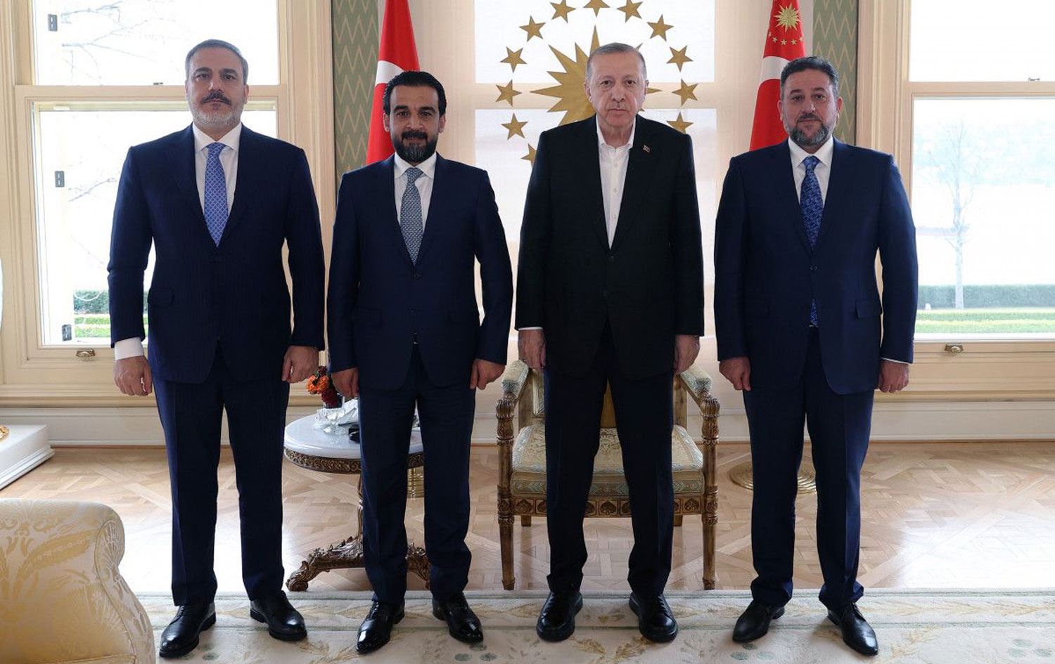 Erdoğan, Halbusi ve Hançer ile görüştü