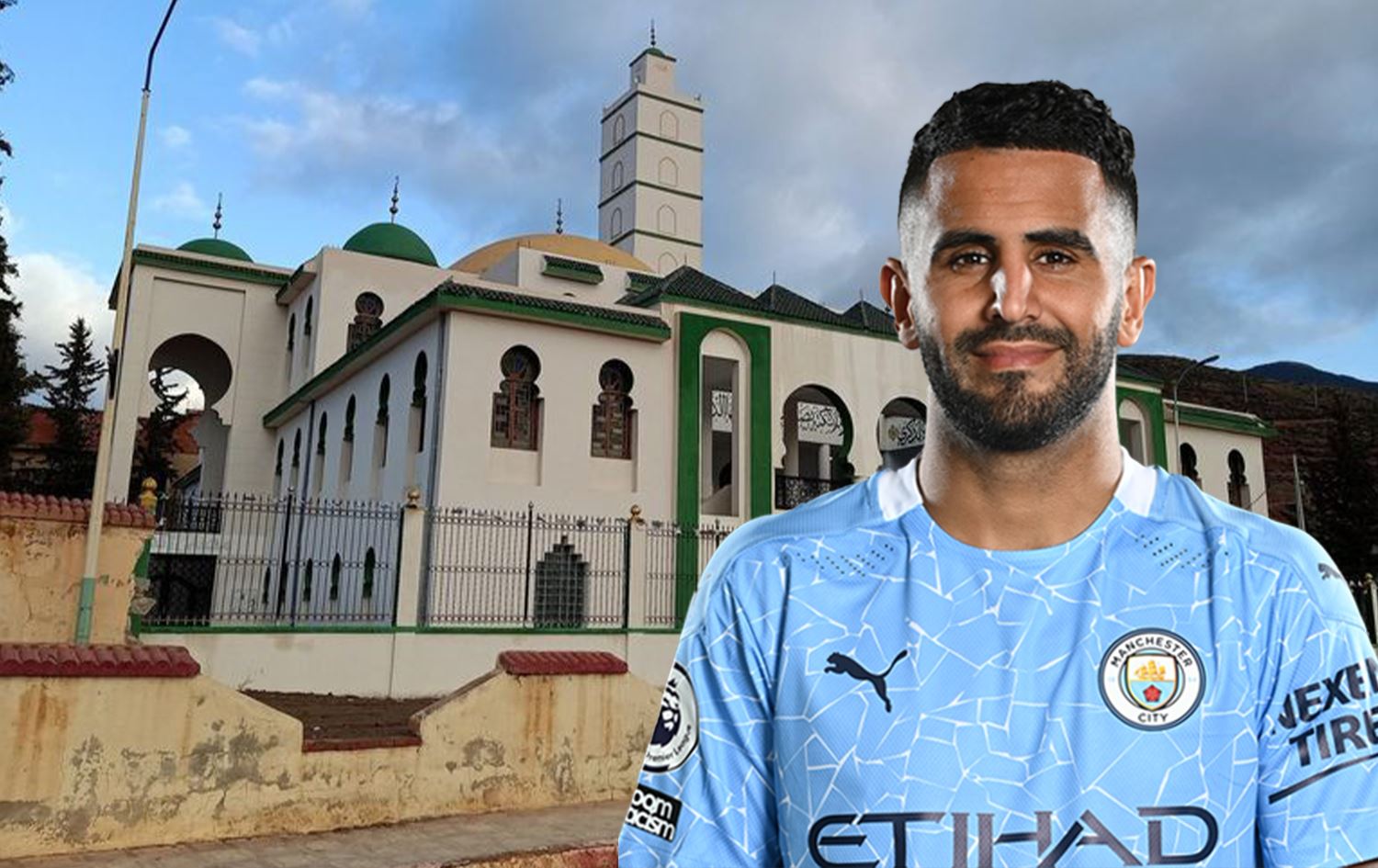 مەحرز مزگەوتێکی گەورە لە جەزائیر دەکاتەوە