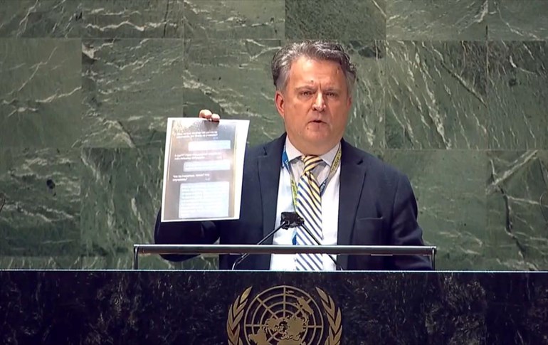 سێرگی کیسلیتسیا، باڵیۆزی ئۆکراینا لە نەتەوە یەکگرتووەکان