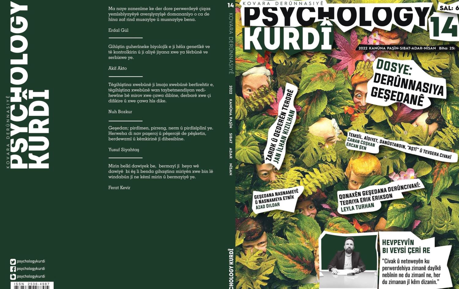 Hejmara 14an a Psychology Kurdî derket