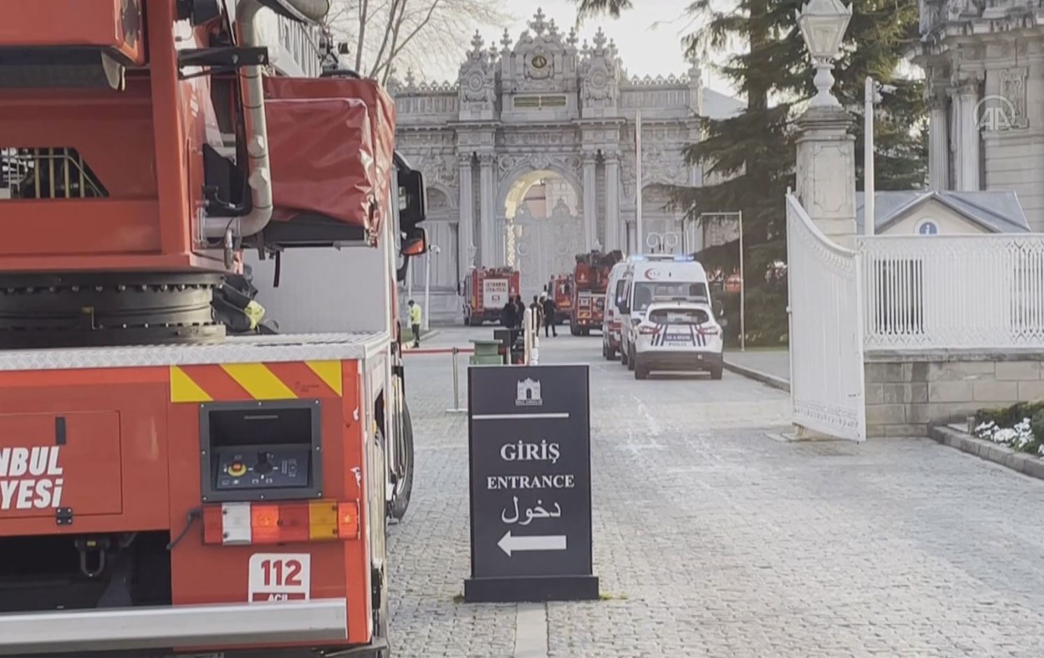 Li marangozxaneya Koşka Dolmabahçeyê şewat derket