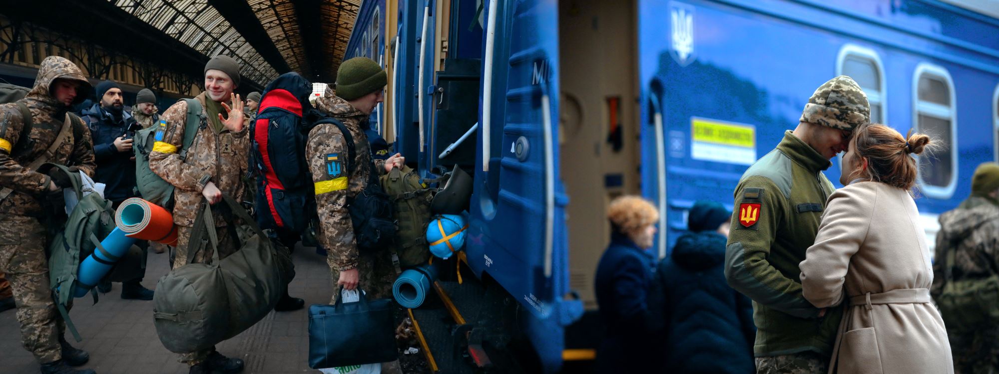 ماڵئاوایی سەربازەکانی ئۆکراینا لە خۆشەویستانیان