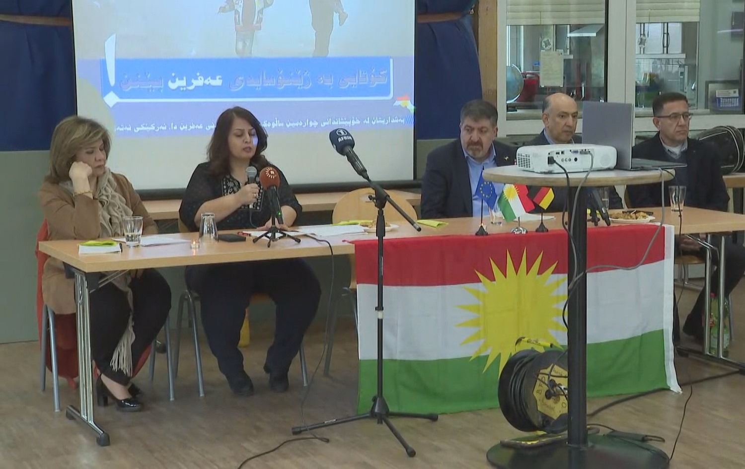 Li Almanyayê salvegera dagîrkirina Efrînê hat bîranîn