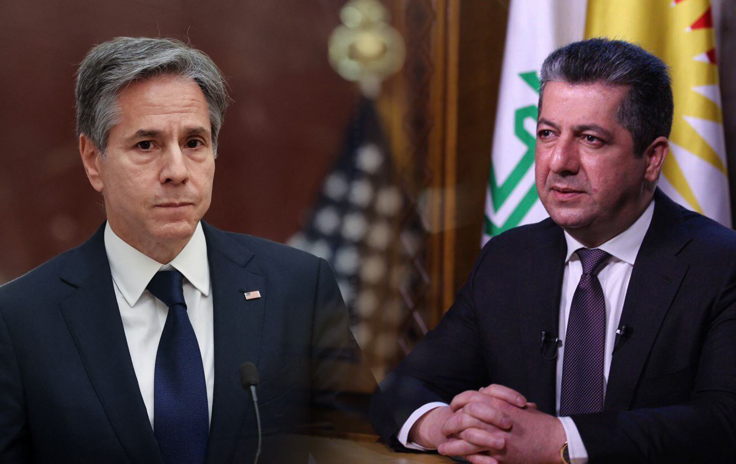 Wezîrê Derve yê Amerîkayê derbarê êrîşa ser Hewlêrê têkilî bi Mesrûr Barzanî kir