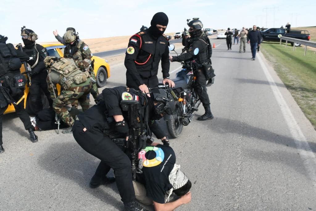 دژەتیرۆری عێراق و ئاسایشی سلێمانی دوو خۆکوژی داعش دەستگیر دەکەن