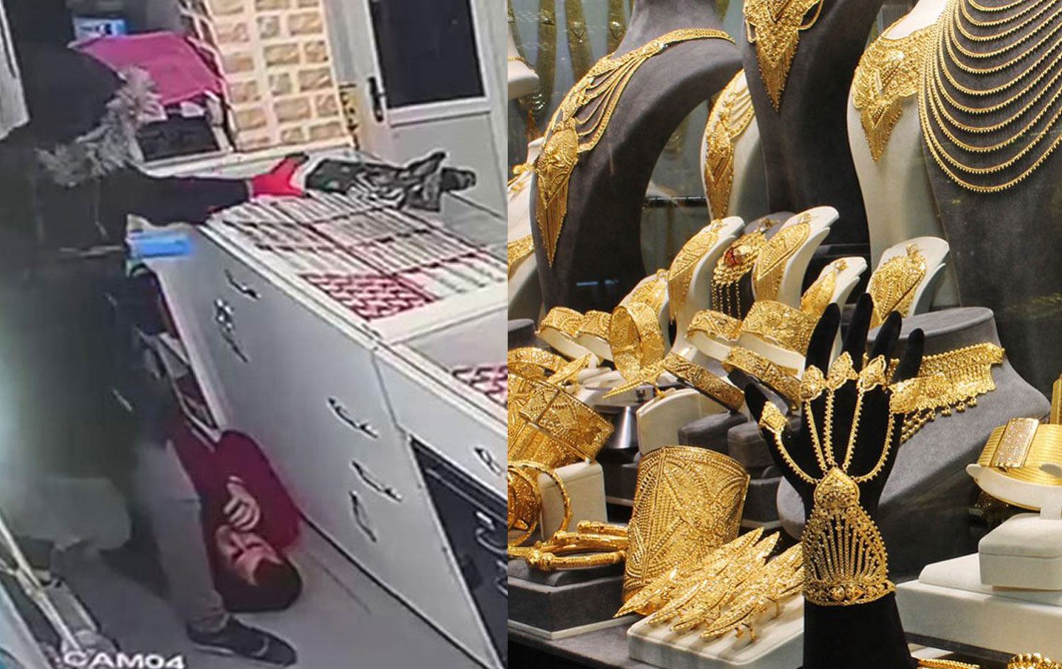 VİDEO: Ağrı-Doğubayazıt’ta kuyumcu soygunu kamerada