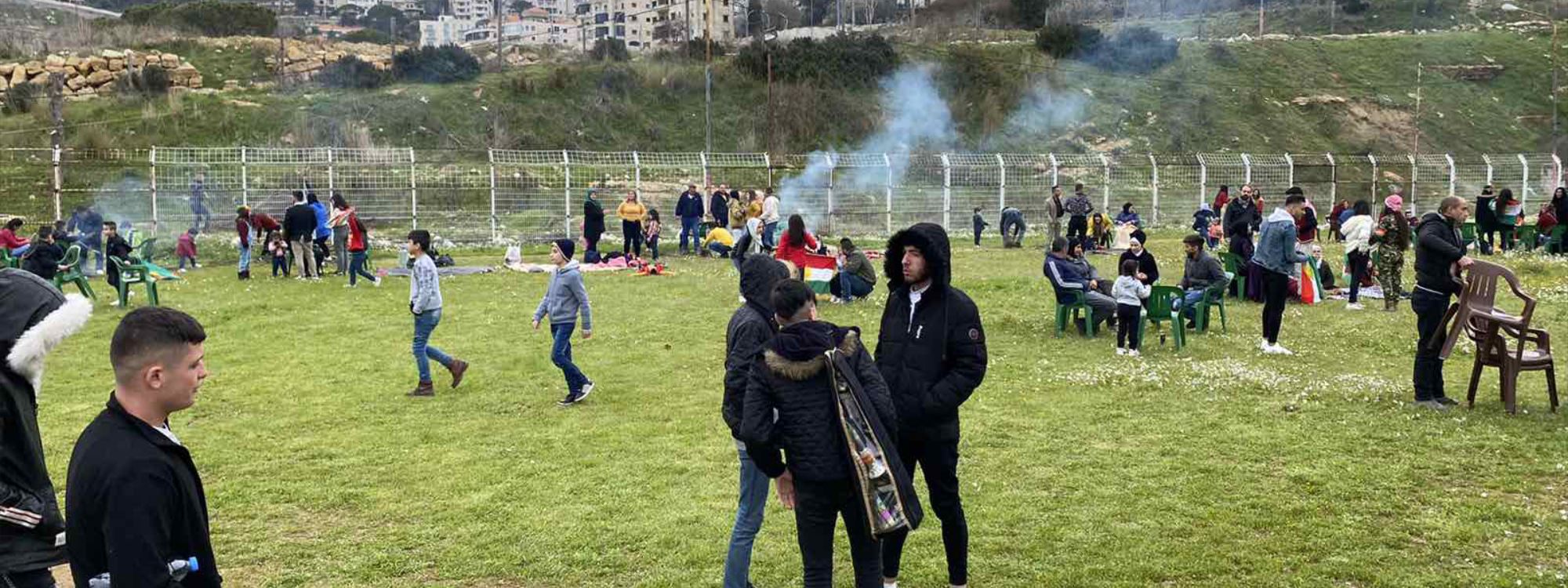 بەشێک لە کوردانی لوبنان بۆ سەیران روو لە چیاکانی بەیرووت دەکەن