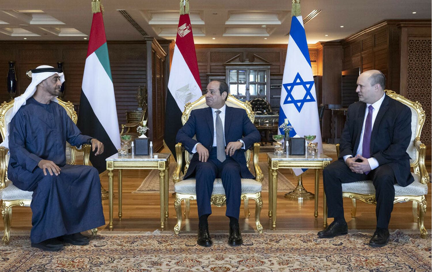 Mısır’da dikkat çeken üçlü zirve