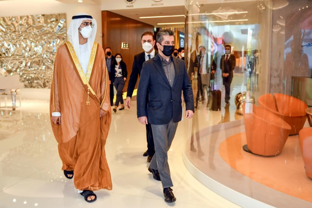 Serokwezîrê Herêma Kurdistanê gihîşt Îmaratê