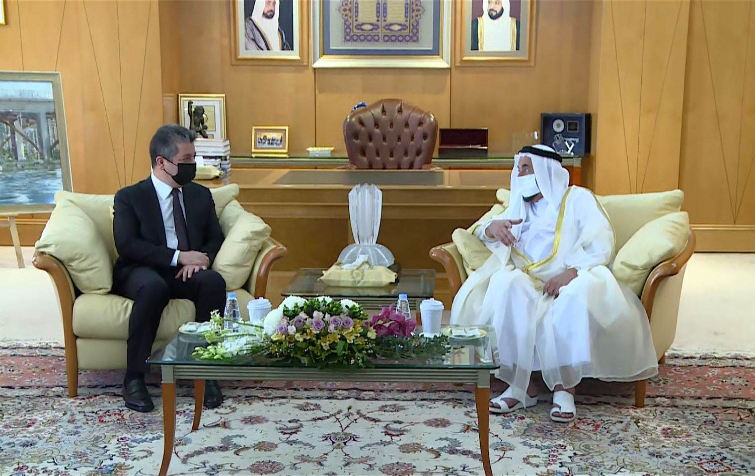 Serokwezîrê Herêma Kurdistanê û Hakimê Şarîqe dicivin