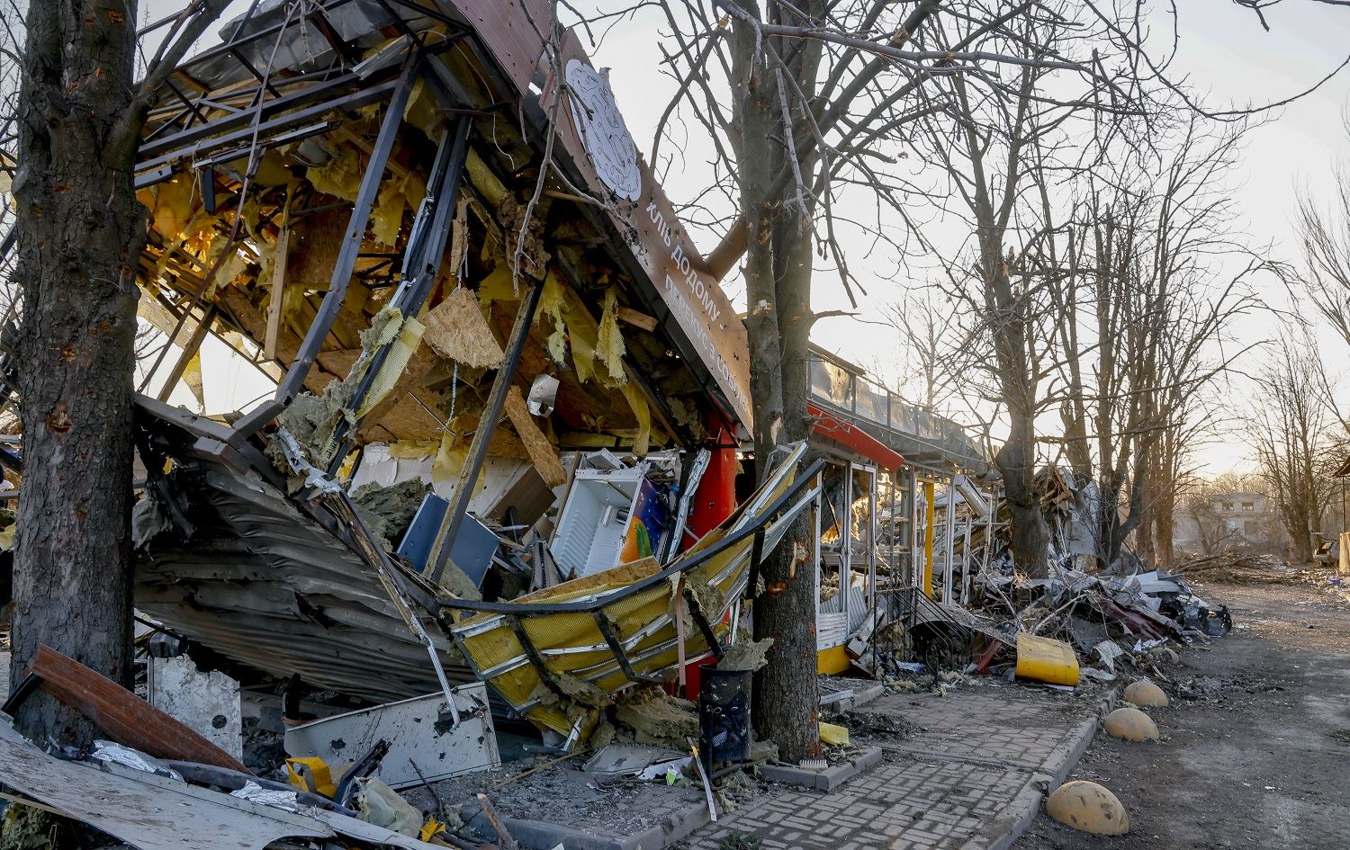 Bajarê Volnovahayê ji ber şer bû kavil