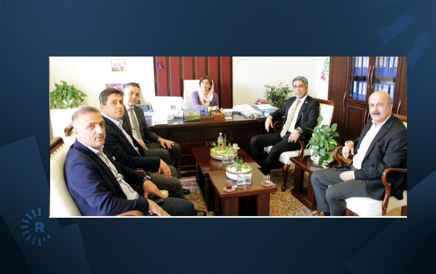 TBB Başkanı Sağkan, HDP Meclis Grubu’nu ziyaret etti