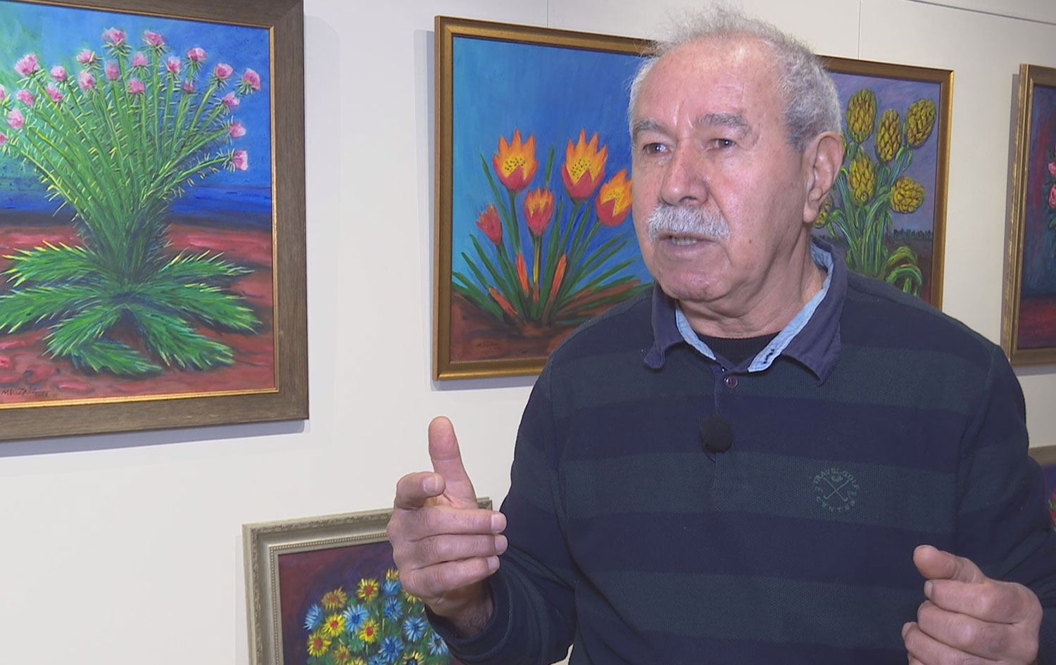 Dersimli ressam Mustafa Düzgün’ün son sergisi İstanbul’da