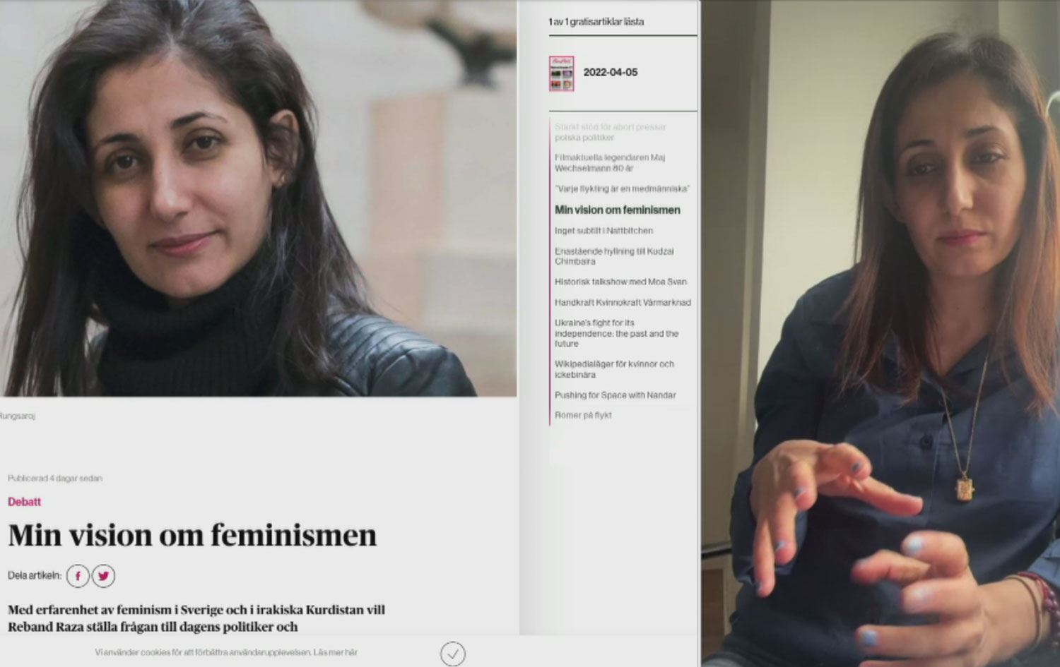 Kürt akademisyenden İsveçli politikacılara: Neçirvan Barzani’nin kadın haklarına yönelik çalışmalarından yararlanın