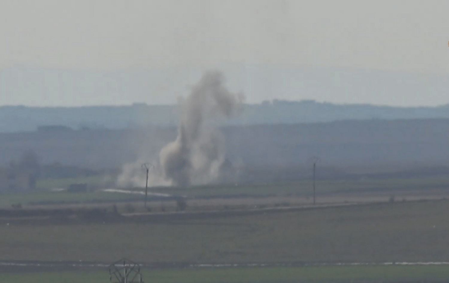 Dronekê Girê Kebez li Dirbêsiyê topbaran kir