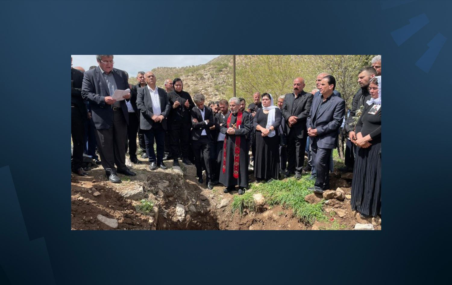 Süryani papaz, vasiyeti üzerine Şırnak’taki köyünde toprağa verildi