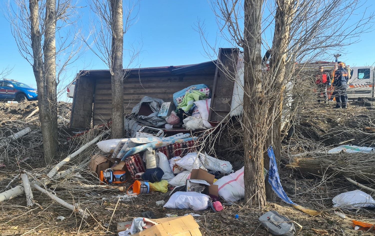 Li Agiriyê kamyon wergeriya: 2 jê zarok 5 kes tê de mirin