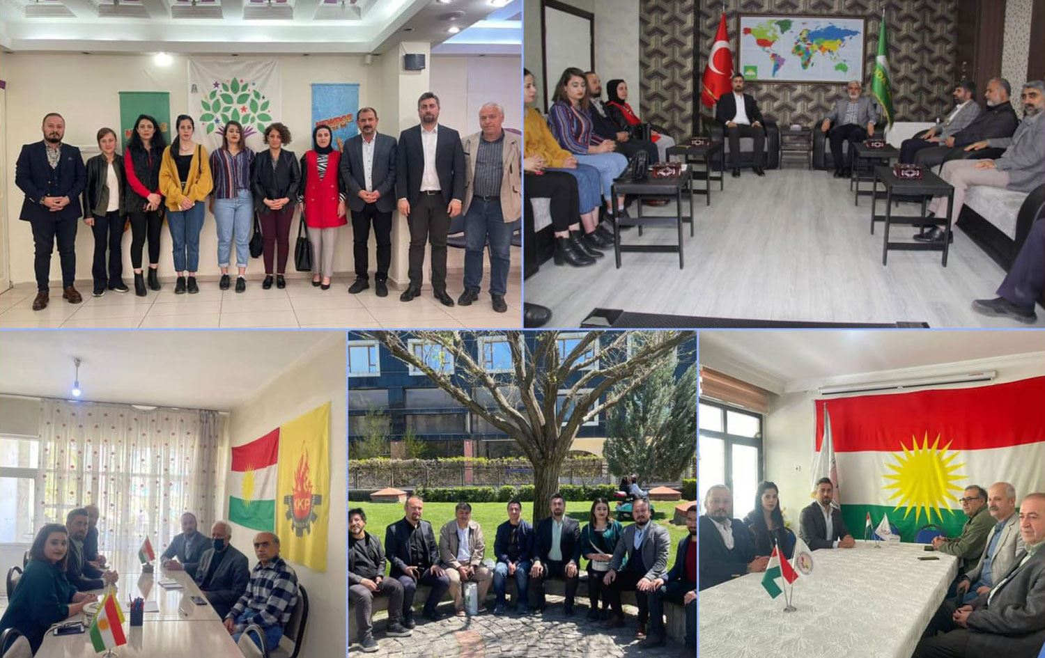 HEZKURD'dan Kürtçe ziyaretleri: Partilere talepler iletildi
