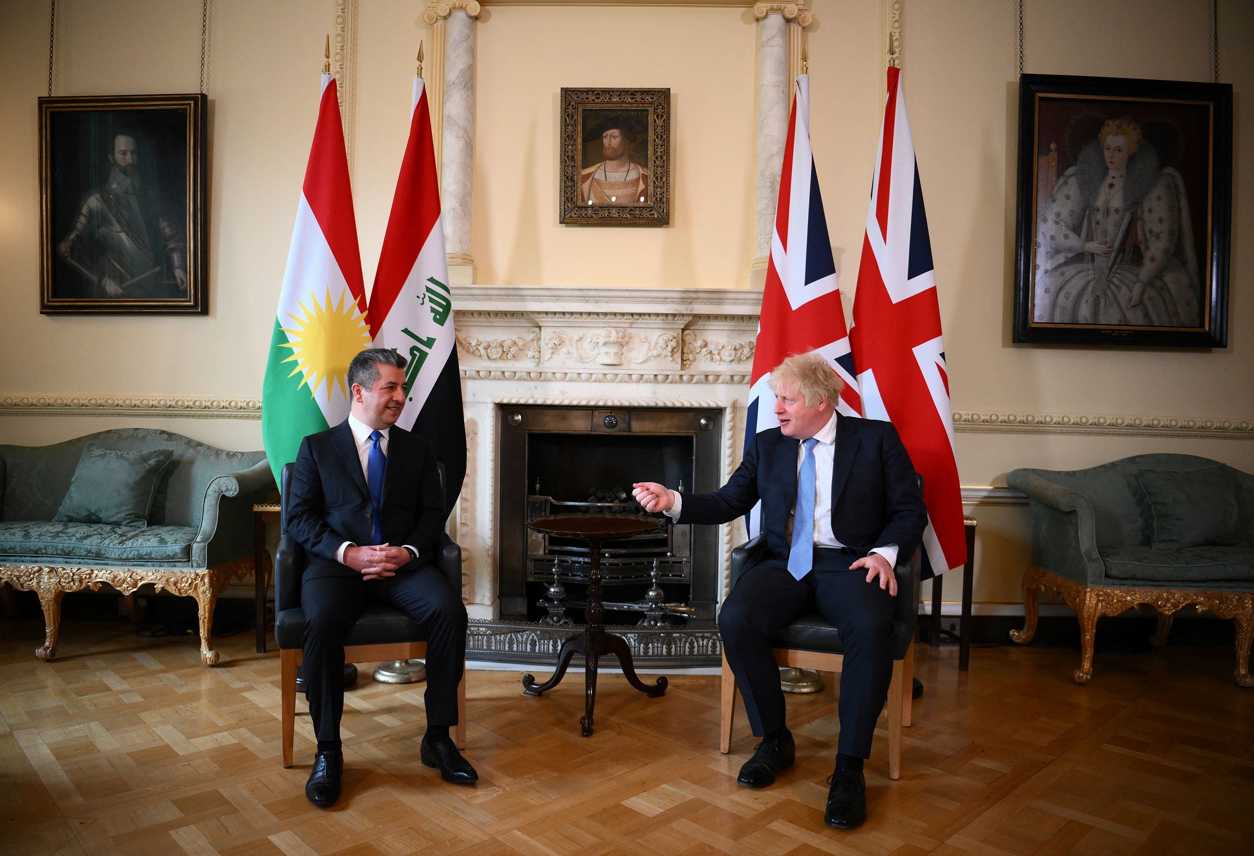 Boris Johnson pesnê hewlên Herêma Kurdistanê da