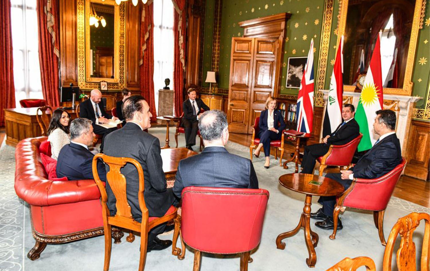 Mesrur Barzani, İngiltere Dışişleri Bakanı Truss ile görüştü
