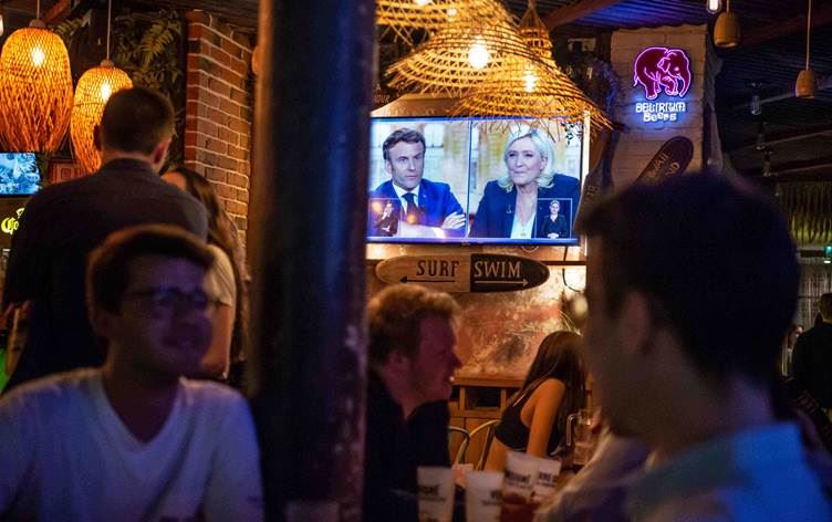 Macron û Le Pen çalakiyên xwe yên dawî yên hilbijartinê dikin