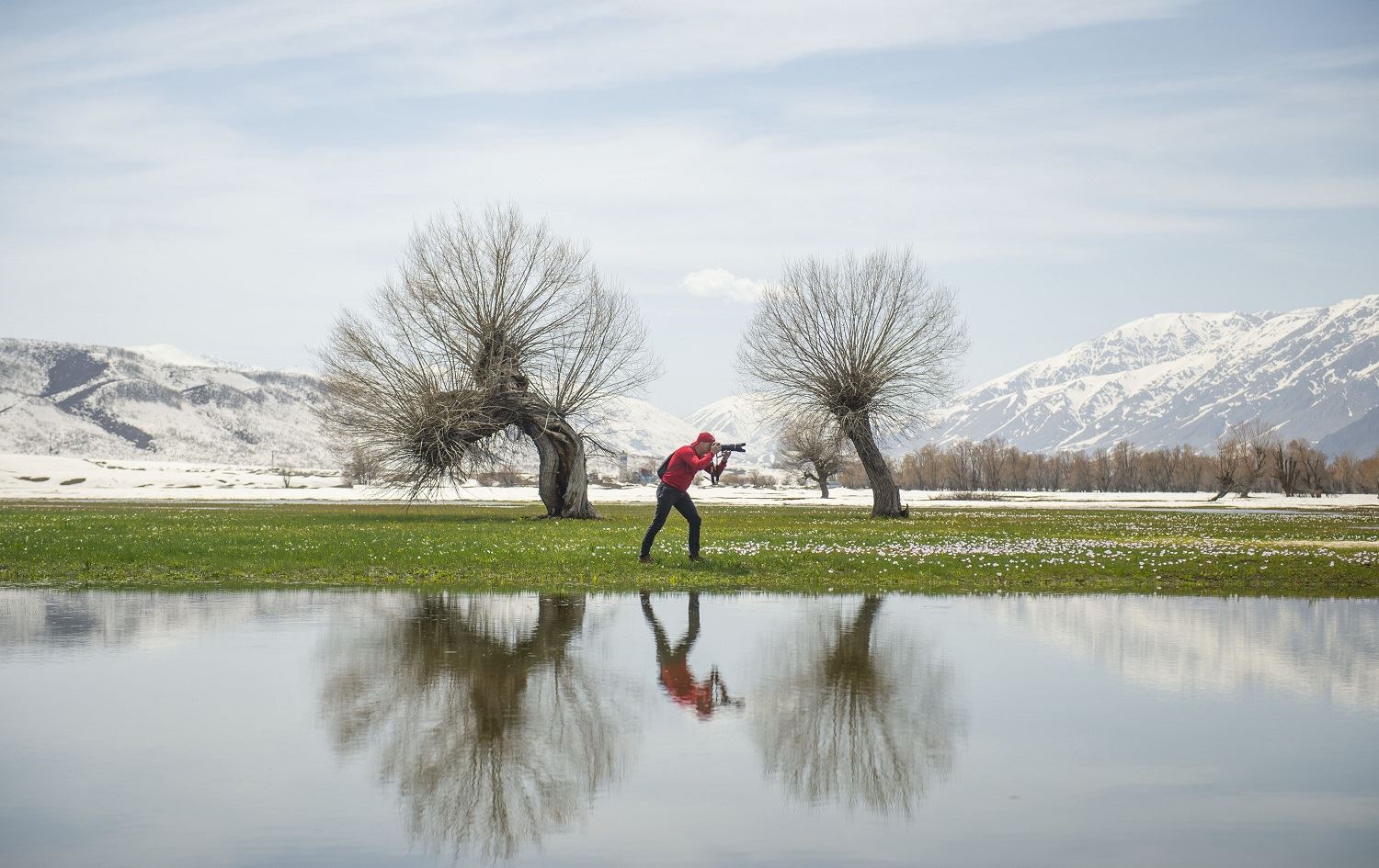 Bi hatina biharê re jîngeha Dêrsimê bi gul û çîçekên rengîn xemilî
