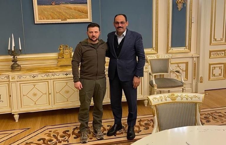İbrahim Kalın Kiev’de Zelenskiy ile görüştü