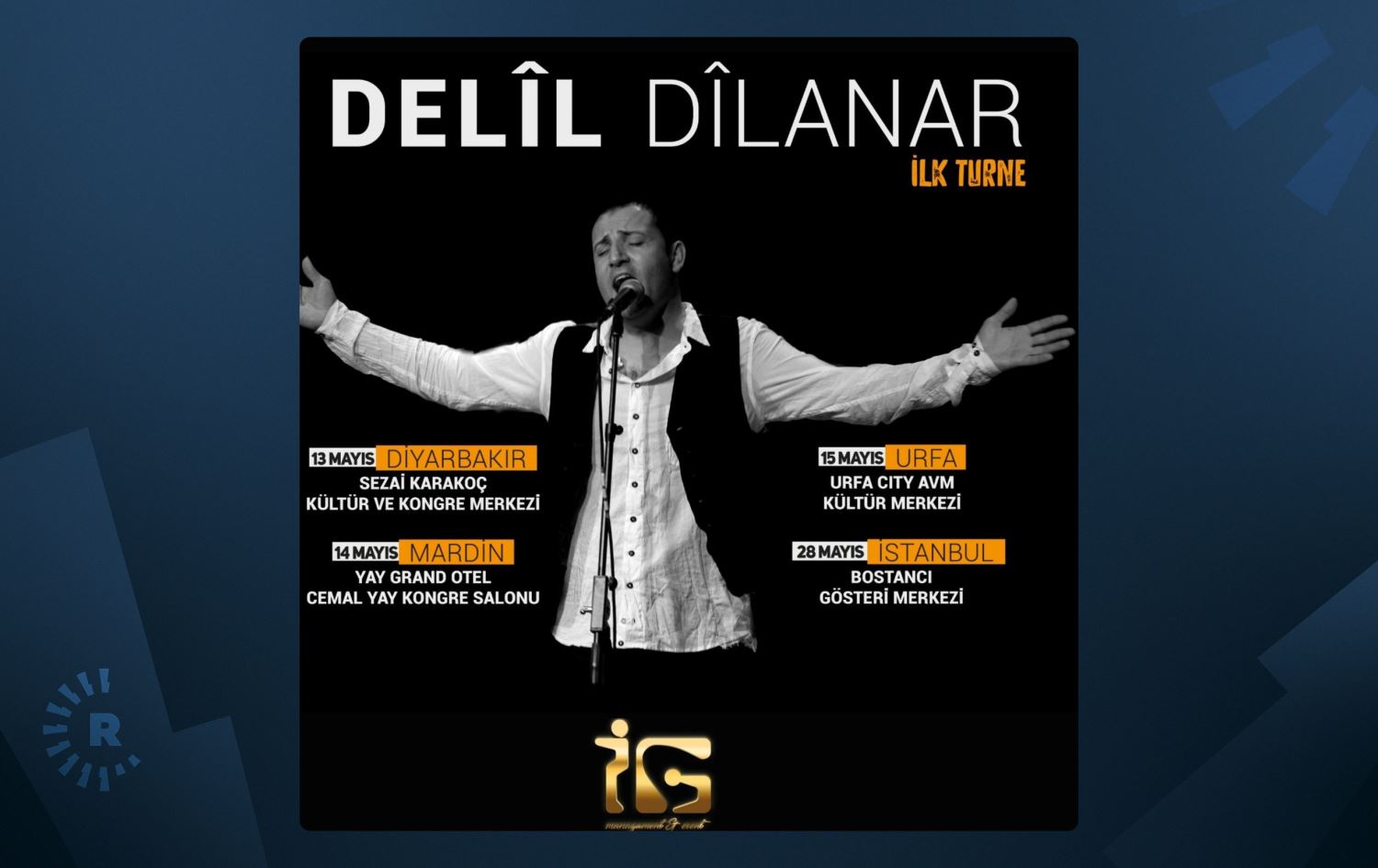 Delîl Dîlanar 27 yıl sonra sevenleri ile buluşuyor