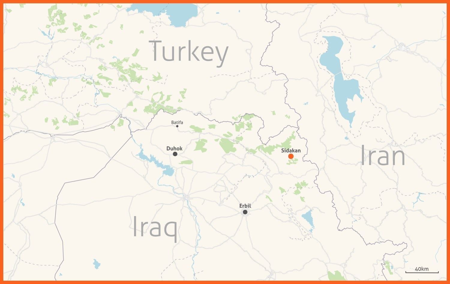 Iran bombards Erbil’s Sidakan area